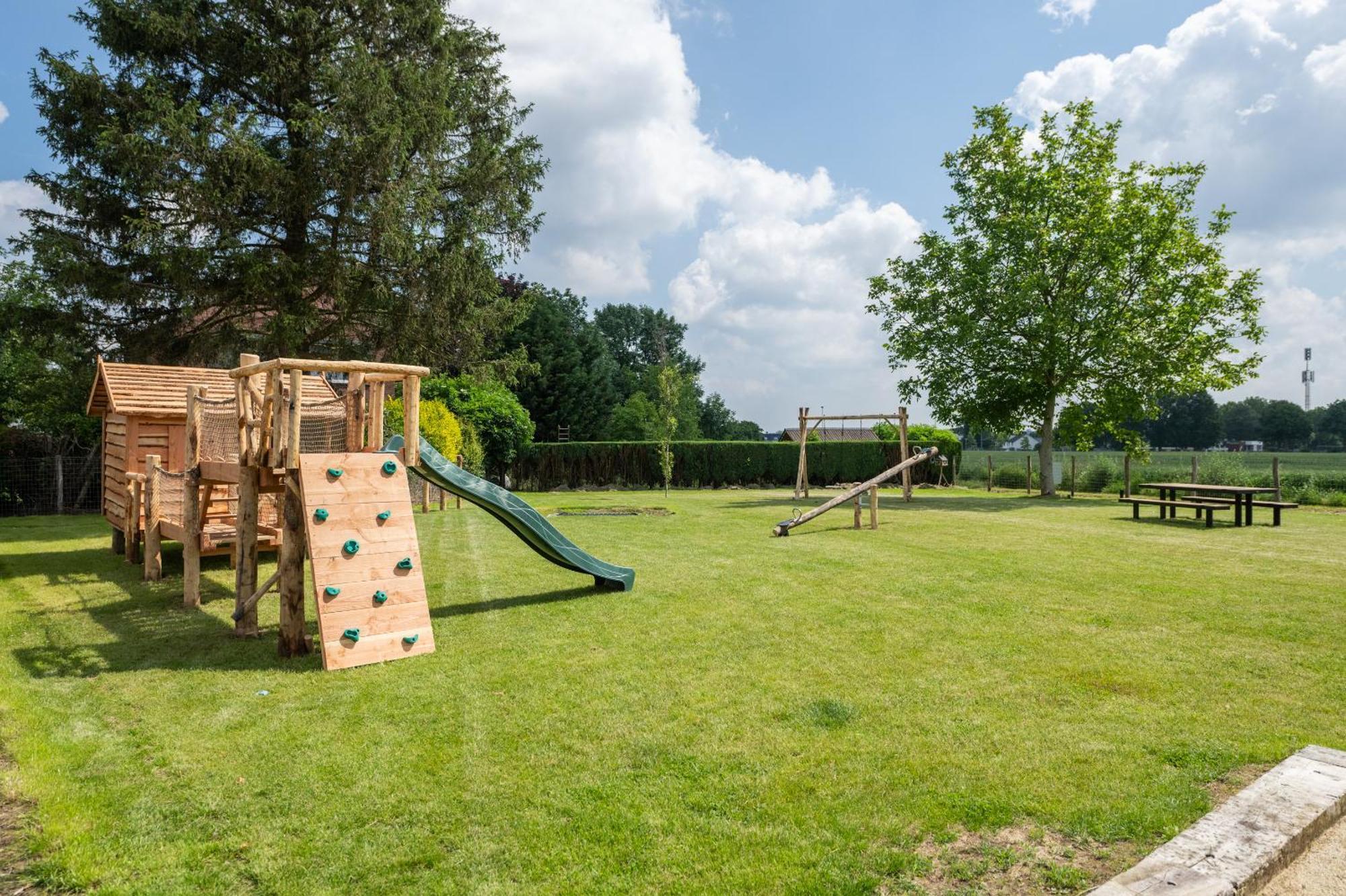 Nieuw - De Grenspaal West 6P 5 Min Maastricht - Sauna - Laadpaal Villa Riemst Buitenkant foto